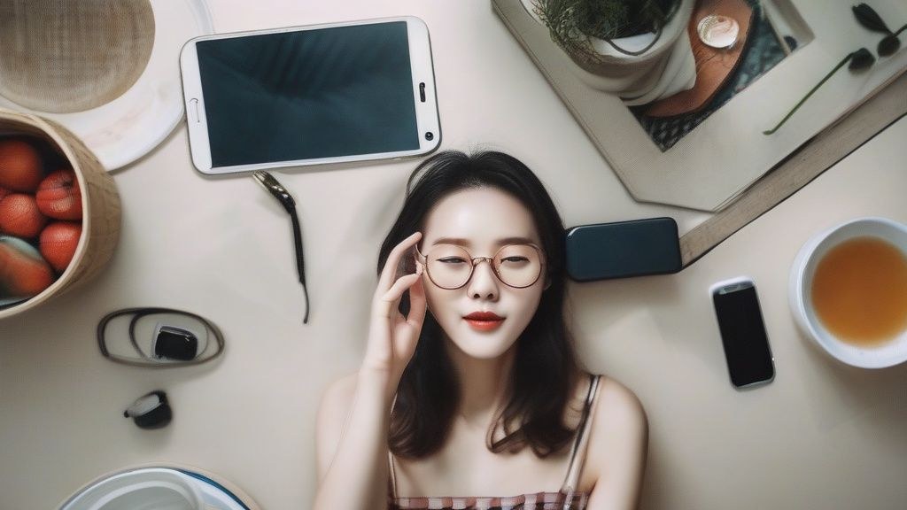 컴퓨터 화면 앞에서 할인율이 높은 상품을 바라보며 놀라는 한국인 여성