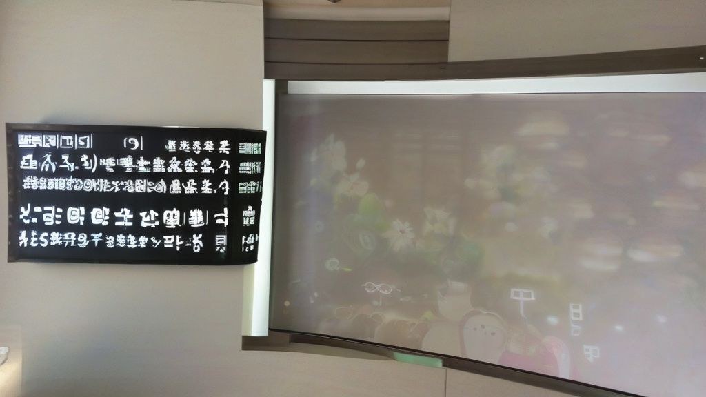 한국의 한 쇼핑몰에서 오전 시간에 할인 행사를 알리는 대형 현수막과 함께 다양한 상품들을 진열해 놓은 모습