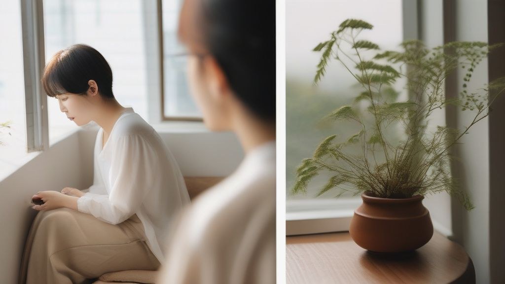 쇼핑 리스트를 작성하는 한국인 여성의 손