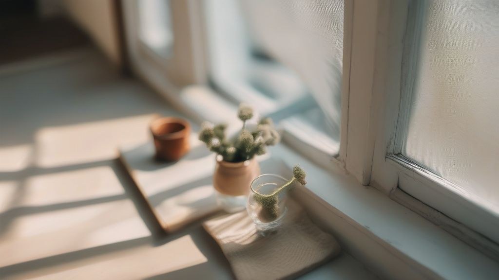 카페 테이블에 가볍게 놓인 13.3인치 슬림 노트북